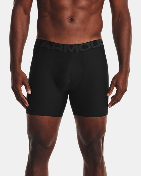 Men's UA Tech™ 6" Boxerjock® – 3-Pack, Black, pdpMainDesktop image number 0